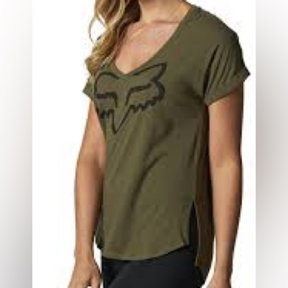 Fox Racing Women's Boundary Cuffed Sleeve Top Size Medium - Picture 1 of 11